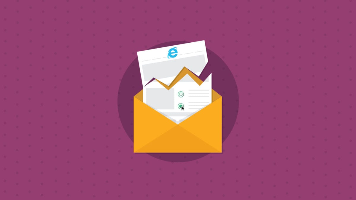 Radio Buttons Breaking Email