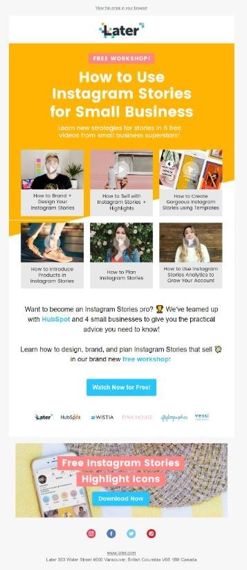 Later newsletter